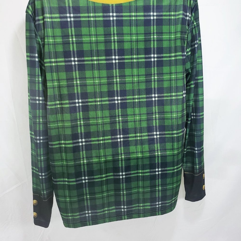 Novelty "luck of the Irish" 3D print long sleeve - Picture 5 of 6